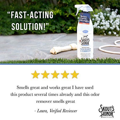 image for SKOUT'S HONOR Professional Strength, All-Natural Pet Patio Cleaner & D