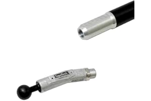 TapeTech Drywall Angle Head/Corner Finisher Handle w/Universal Threaded Ball Adapter