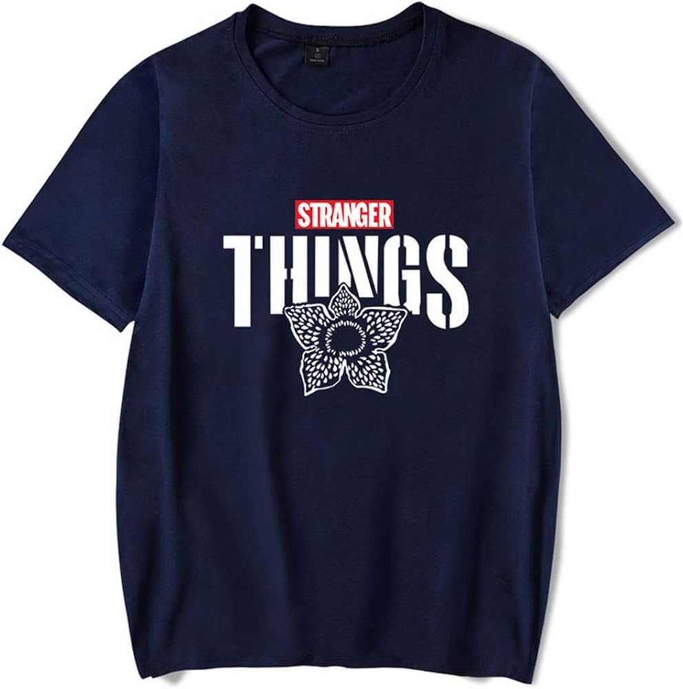 Silver Basic Camisetas Cortas Inspirado por TV Series Stranger Things Indiana Hawkins Demogorgon para Hombre Azul XXS…: Amazon.es: Ropa y accesorios