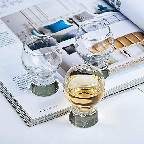 Agrippa | Juego De 6 Copas de Vidrio 340 Ml Vaso de Vidrio Apto para lavaplatos Regalo para hombres | Para Gin, Carajillo Bourbon, Vodka, Tequila, Ron, Coñac, Cóctel, Whisky