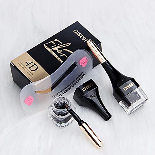 Coerni Waterproof 3D Eyebrow Extensions Gel Fiber+Eyebrow Card - Building Brow Hair and Eye Brow Brush