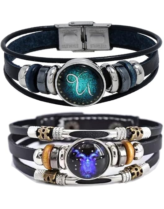 PAMTIER Donne Segni Zodiacali Spirito Bracciale Fatto a Mano