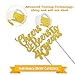 Cheers & Beers to 40 Years Gold Glitter Cake Topper for 40th Birthday Wedding Anniversary Party Decorations