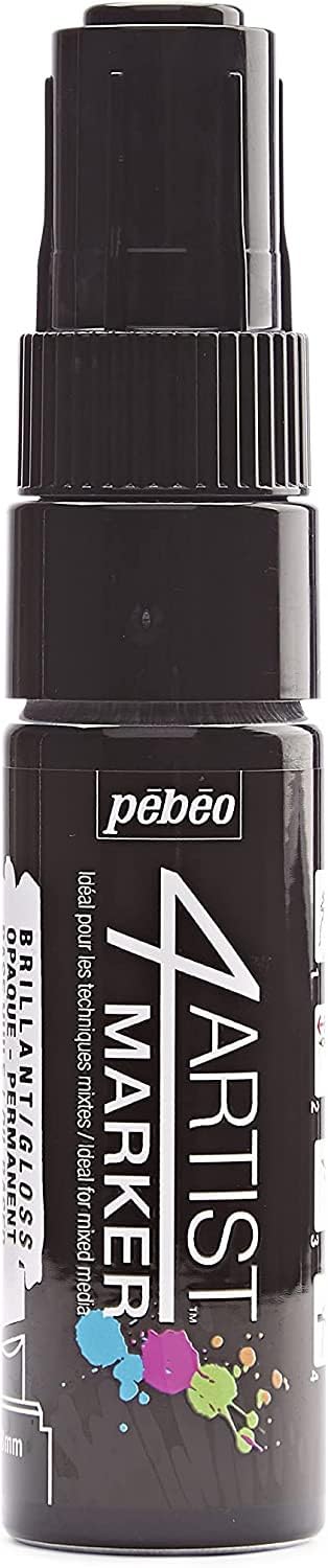 PEBEO INC 580224 MARKER 4ARTIST BLACK, Metal, 3 x 3 x 13 cm