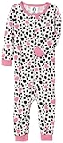 Gerber Dalmation Hearts Cotton PJs Unionsuit, White