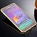 Note 4 Case, Galaxy Note 4 Case, TabPow [Electroplating Series] Luxury Slim Hard Back Case Cover Bumper [Mirror Case] for Samsung Galaxy Note 4 IV, Champagne Gold