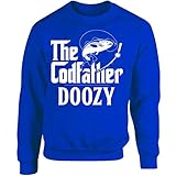 My Family Tee The Codfather Doozy Custom Name Fishing Fathers Day - Adult Sweatshirt 4XL Royal