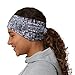TrailHeads Print Headband | Ponytail Headband for Women | Ear Warmer for running and hiking - grey matrix