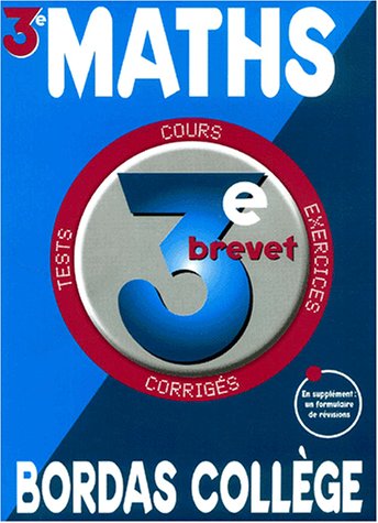 Maths, 3e