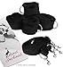 Bindinclined BDSM Bondage Bed Restraints Restraining Straps and Cuffs Set for Couples Sex Play. Adjustable Bondageromance Handcuffs Kit