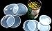 McKay Versatile Tight Seal Plastic Food Storage Can Cover Set, Reusable Kitchen Lids for containers, Jars & Mugs: Ideal for Dog, Cat & Other Pets Canned Goods - Multi Sizes (12 Pack)