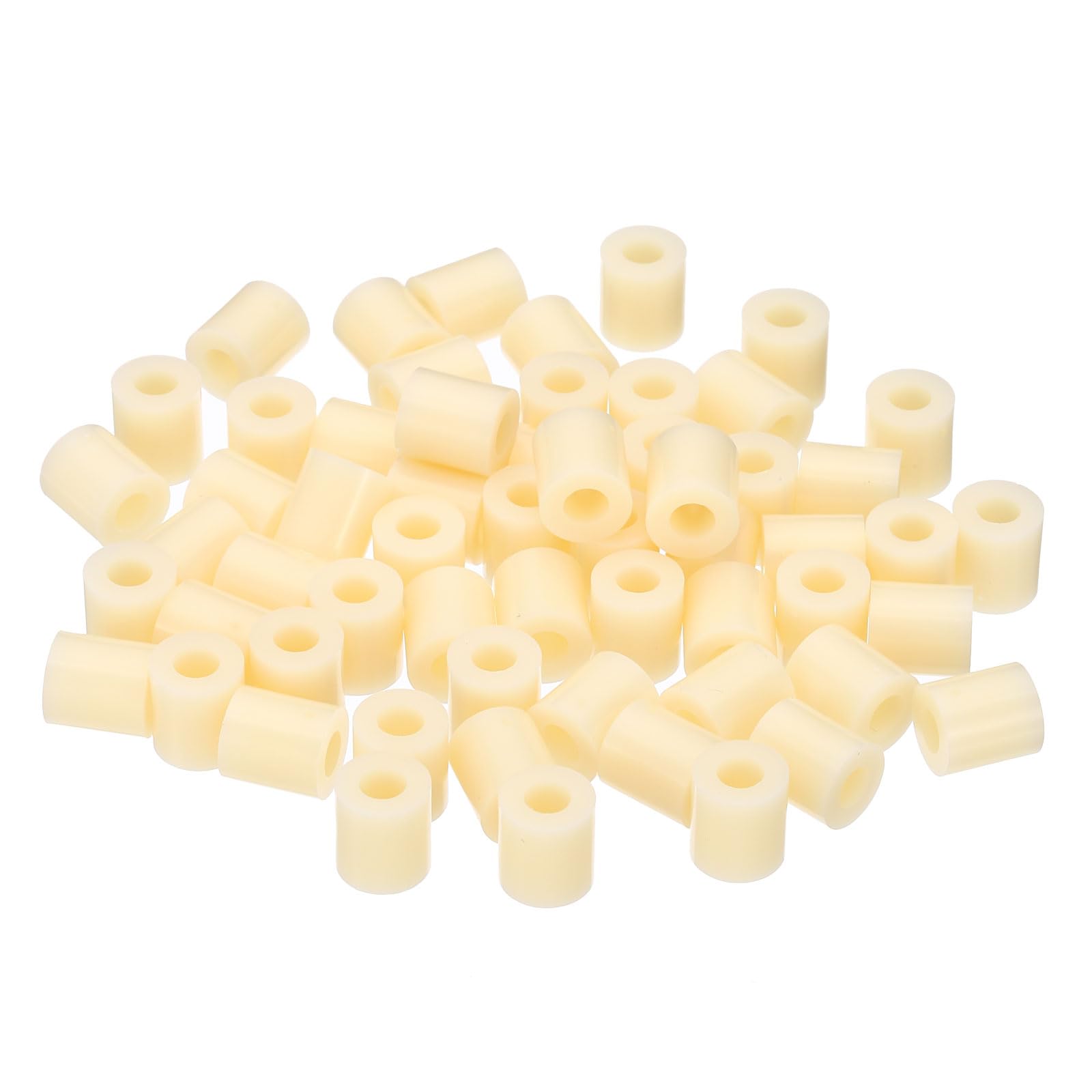 PATIKIL M5 Round ABS Spacers Washer Heavy Duty Spacers Never Rust, 120 Pcs 5.5mm ID, 11mm OD, 12mm Length Without Threaded,Switch and Receptacle Spacers Hardware for M5 Screws — image 1