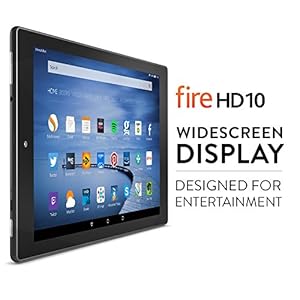 Fire HD 10 Tablet, 10.1'' HD Display, Wi-Fi, 16 GB (Black) - Includes Special Offers