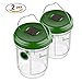 Redeo Solar Powered Wasp Trap with UV LED Light – Outdoor Wasp Killer, Wasp Repeller for Wasps, Yellow Jackets, Hornets, Reusable (Pack of 2)
