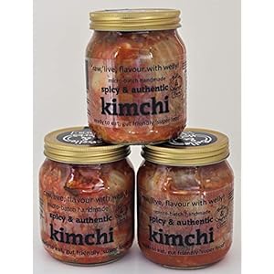 3 x Kimchi Bundel voor £15 Inclusief levering. Authentiek recept (niet-veganistisch) kleine partij, Leven, rauw…