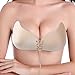 Women's Self Adhesive Bras Invisible Strapless Backless Bra Nude D
