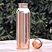 Pure Copper Water Bottle for Ayurvedic Health Benefits, 1000 Ml (33.81 Fl Oz) (WITHOUT LACQURED)