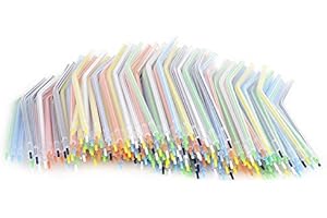 OUBO 200 PCS of Colorful Disposable Dental Spray Nozzles Tips For 3-Way Air Water Syringe