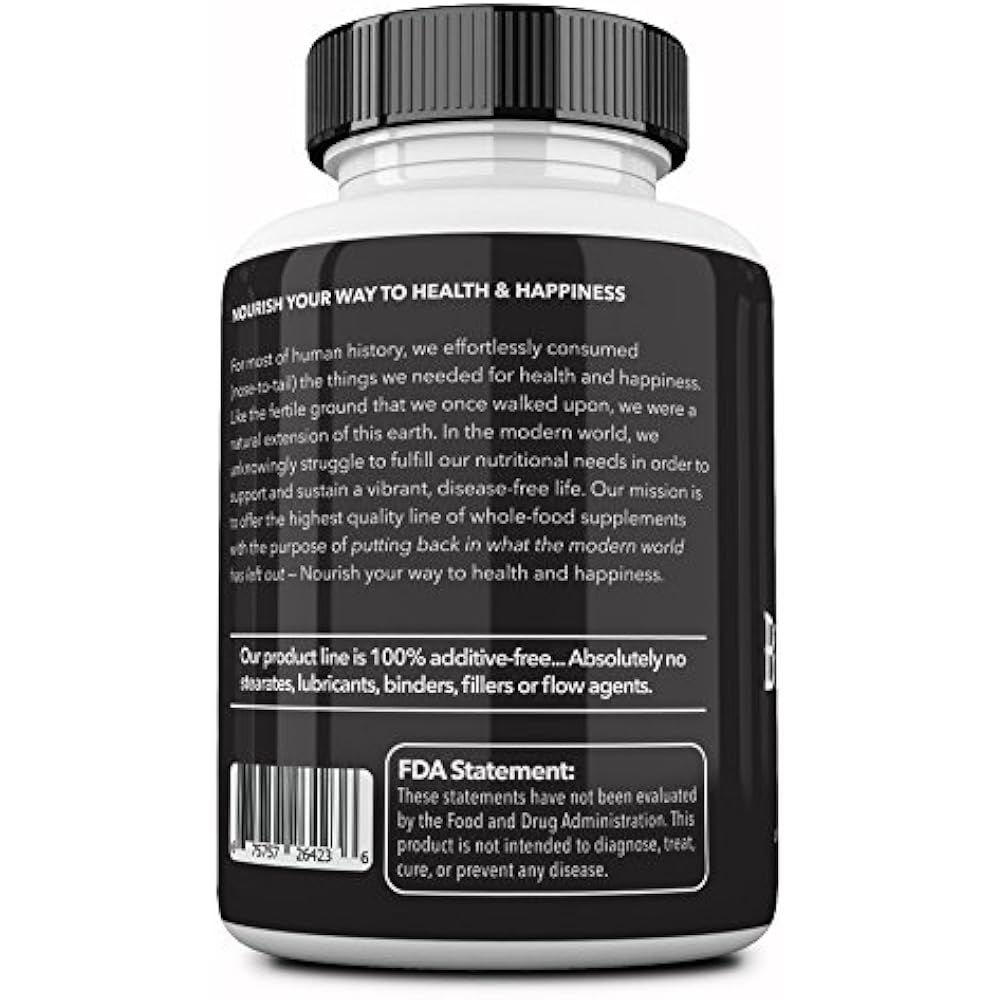 Ancestral Supplements Liver Extracts Grass Fed Beef Organs (Desiccated