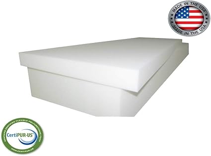Amazon Com Foam Cushion 3 T X 22 W X 80 L 1536 Medium Firm