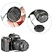 Neewer Lens Cap Kit for Nikon D3200 D3100 D3000 D5200 D5100 D5000 D90 D80 D60 D40 DSLR Cameras, Kit Includes: (2)52mm Center Pinch Lens Caps, (2)Lens Cap Leashes