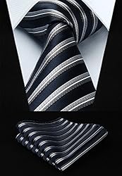 HISDERN Men's Necktie Collections, Lot 5 PCS