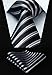 HISDERN Lot 3 PCS Classic Men's Tie Set Necktie & Pocket Square Elegant Neck Ties Collection,T3-07,One Size