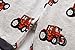 RKOIAN Little Boys Short Pajamas Sets Toddler PJS Cotton Kids Sleepwears (Gray Tractor, 5T)