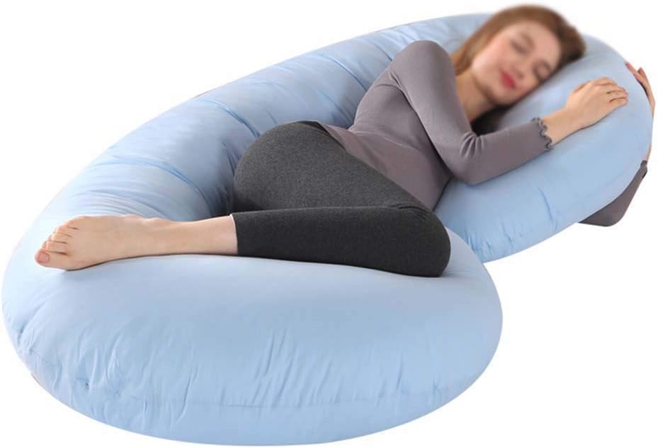WQU Oreiller de grossesse pour dormir, oreiller de maternité complet avec housse WQU Oreiller de grossesse pour dormir, oreiller de maternité complet avec housse