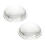 PATIKIL Diameter 50mm Flat Convex Lens, 2 Pcs
