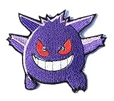 J&C Family Owned Application Pokemon Gengar Theme Cosplay Applique Patch Great gift for Parties, Decoration. Or Collecting!