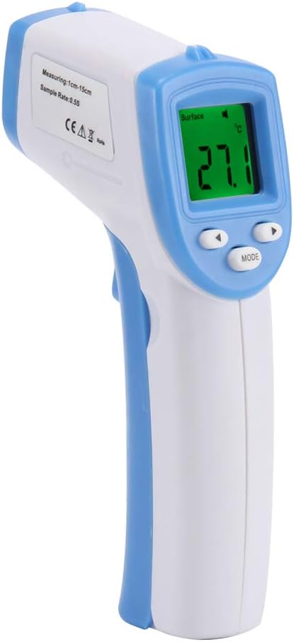 YHOM Digital Body Thermometer Infrared Thermometer Non-contact Forehead Temperature Measurement Tool for Baby/Adult