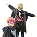 Justice League 4 different Superhero Cape and Mask Costumes Come with 295+ Stickers Take Party Pack Gifts for Kids (Grils)
