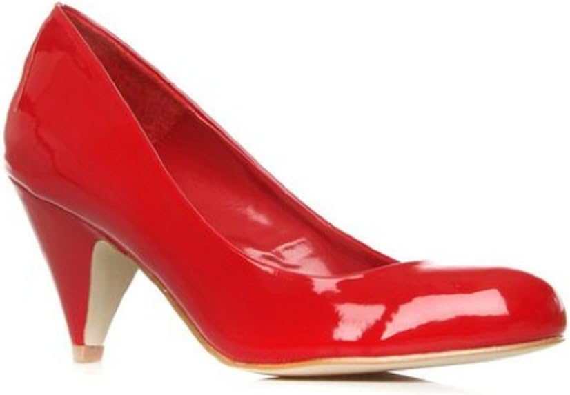 "Daphne Red Patent Court Shoes