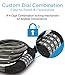 Aduro Sport Bike Lock Cable, Bicycle Master Cable Lock with 4-Digit Combination Lightweight Bike Chain Lock 6-Feet