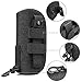 E.T Dragon Molle Sunglass Case, Eyeglasses Hard Case Tactical Molle Zipper Eyewear Carrying Case 1000D Nylon with Clip(Black)