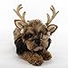 Bascolor Pet Costume Antlers Headbands with Ears Adjustable Flexible for Dogs Cats Various Size Halloween Christmas Festival Pets Costumes (L)