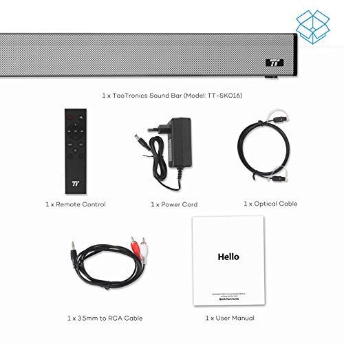 6 Soundbar+Speakers+TaoTronics+Wireless+Bluetooth