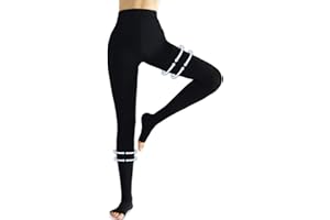 beister Medical Compression Pantyhose Women & Men,20-30mmHg Open Toe Thigh High Compression Tights Graduated Support