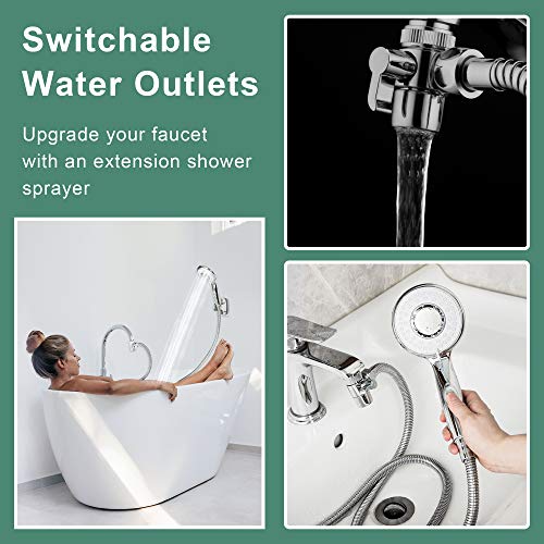 KLLEYNA Shower Head SinkFaucet BathtubBathroomGarden Hose Sprayer
