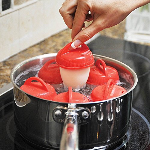 Yamissi Egg Cooker Hard, Egg Cooker,6PCS Silicone egglettes Egg Cookers Hard Without the Shell,Egg Cups,Egg Poachers,AS… 6 Yamissi Egg Cooker Hard, Egg Cooker,6PCS Silicone egglettes Egg Cookers Hard Without the Shell,Egg Cups,Egg Poachers,AS… - Image 7