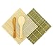 Sushi Making Kit, Green Bamboo Sushi Roller Mat, Natural Bamboo Sushi Mat, Rice Paddle, Spreader
