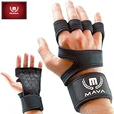 Mava Sports Cross Training Gloves with Wrist Support for WODs,Gym. Workout gloves. Fitness & Lifting Gloves for men. Avoid Calluses-Suits Men & Women-The Best Weight Lifting Gloves, Pair