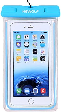 Universal TPU Waterproof Case Swimming Dry Bag Case for iPhone 7 iPhone 6 Plus Samsung HTC Size Less than 5.5 inch Blue