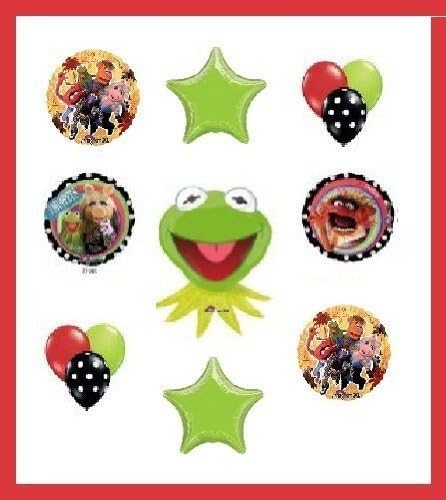 KERMIT THE FROG Piggy Animal balloons party decoration supplies birthday Muppets by Lgp