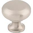 Top Knobs M271 Somerset II Collection 1-1/4" Flat Faced Knob, Brushed Satin Nickel