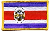 Costa Rica iron-on embroidered patch
