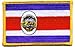 Costa Rica iron-on embroidered patch