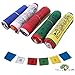 Dancing Buddha Buddhist Prayer Flags - Pack of 50 Indoor Outdoor Flags 10 Strings of Elemental Prayer Flags. Earth - Air- Fire- Water - Sky - (4.5In x 5.5In)