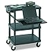 Safco Products 8929BL Multimedia Projector AV Cart, Black